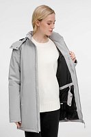 Куртка-парка унисекс Sfera, светло-серая