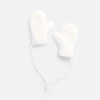 Подвеска на елку «Вьюжка», варежки, белая