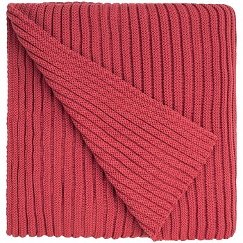 Плед Quill, красный (коралл)