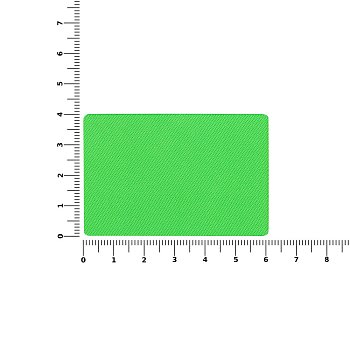 Наклейка тканевая Lunga, L, зеленый неон