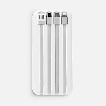 Аккумулятор Omni Qi 10000 мАч, ver.2, белый