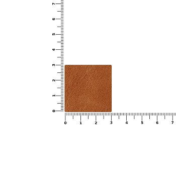 Лейбл кожаный Sinatu, S, горчичный