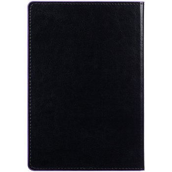 Ежедневник Alanis, недатированный, черный с фиолетовым