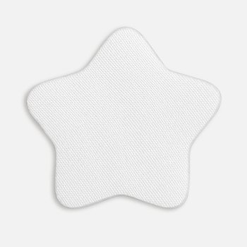 Наклейка тканевая Lunga Bial, M, белая