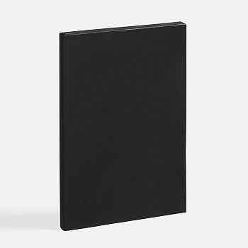 Ежедневник Flat, недатированный, черный