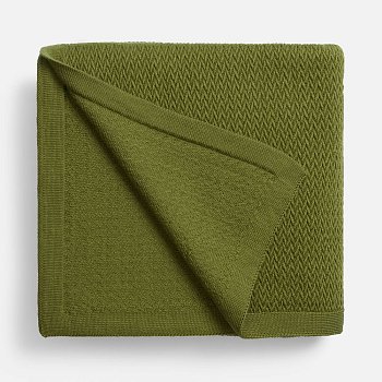 Плед Ornato, зеленый (лавровый)