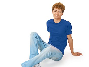 Футболка Heavy Super Club с боковыми швами, мужская, кл. синий