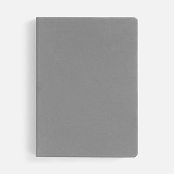 Ежедневник Shall, недатированный, серый