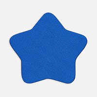 Наклейка тканевая Lunga Bial, M, синяя