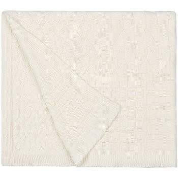 Плед Snippet, молочно-белый