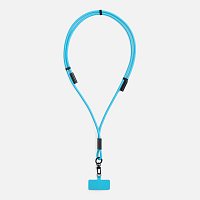 Кабель-ланьярд energyFlex Power Delivery 60 Вт, голубой