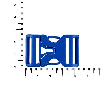 Застежка-пряжка Fibbia, синяя