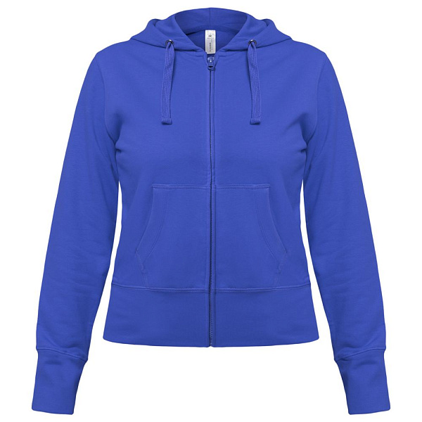 Толстовка женская Hooded Full Zip ярко-синяя