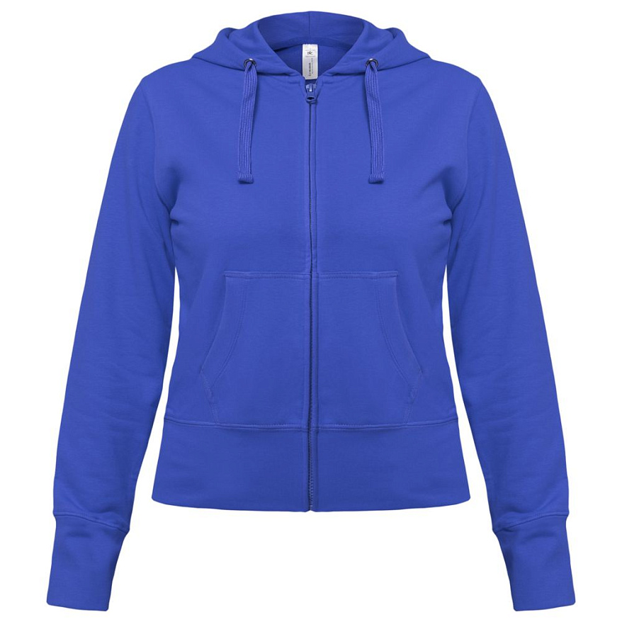 Толстовка женская Hooded Full Zip ярко-синяя