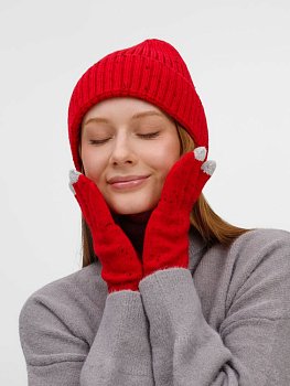 Перчатки сенсорные Spotti Senso, красные