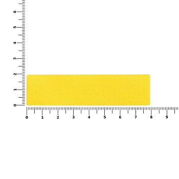 Наклейка тканевая Lunga, S, желтая