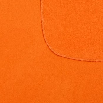 Флисовый плед Warm&Peace, оранжевый