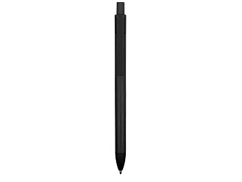 Ручка металлическая soft-touch шариковая Haptic, черный
