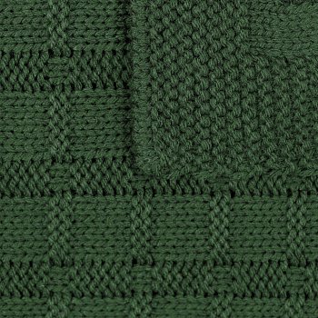 Плед Snippet, темно-зеленый