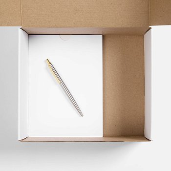 Набор «Планы на счастье», белый с золотистым