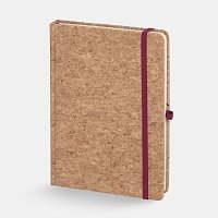 Блокнот Corkfolio, красный