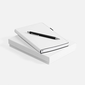 Набор White Shall, бело-черный