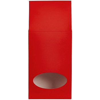 Коробка с окном English Breakfast, красная