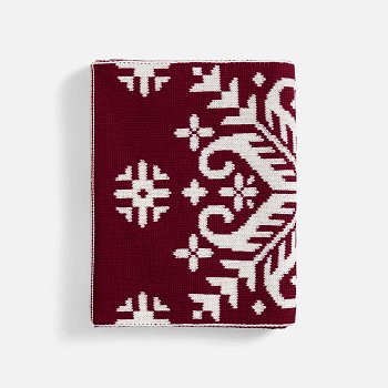 Шарф Wintertude M, красный с белым