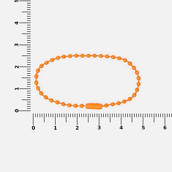 Цепочка для крепления Sharic, оранжевый неон