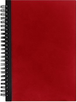 Ежедневник Notera Maxi, недатированный, красный