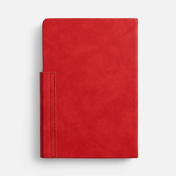 Ежедневник Leadmark, недатированный, красный