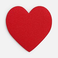 Наклейка тканевая Lunga Сor, M, красная