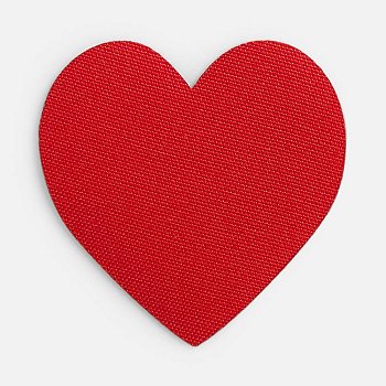 Наклейка тканевая Lunga Сor, M, красная