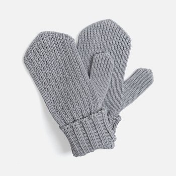 Варежки Nordkyn, светло-серый меланж