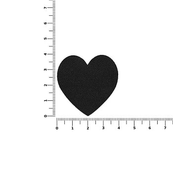 Наклейка тканевая Lunga Сor, M, черная