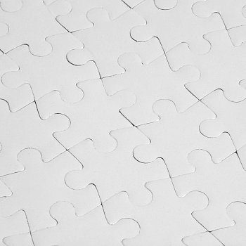Пазл для сублимационной печати Stamper, белый