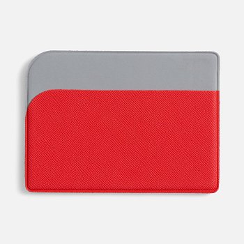 Чехол для карточек Dual, ver.2, красный