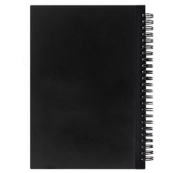 Ежедневник Notera Maxi, недатированный, черный