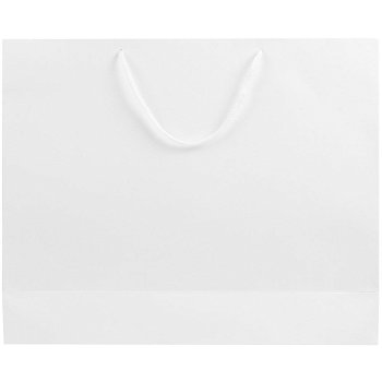 Пакет бумажный «Блеск», большой, белый