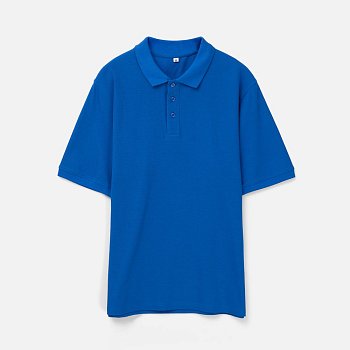 Рубашка поло унисекс Upswing, ярко-синяя