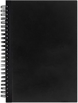 Ежедневник Notera Maxi, недатированный, черный