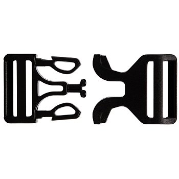 Застежка-пряжка Fibbia, черная