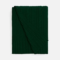 Плед Remitti, темно-зеленый (хвойный)