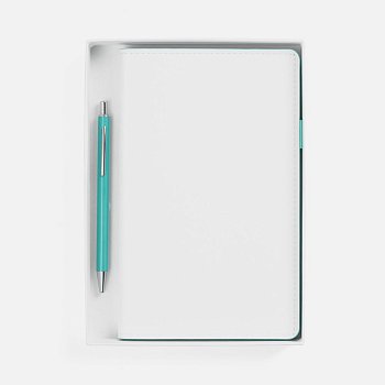 Набор White Shall, бело-бирюзовый