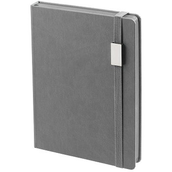 Ежедневник New Factor Metal, серый