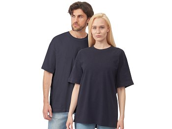 Футболка оверсайз Vienna унисекс , темно-синий