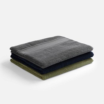 Полотенце махровое Terrychic XL, темно-синее