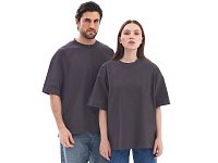 Футболка оверсайз Beta.01 унисекс, темно-серый