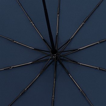 Зонт складной Cloudburst в подарочной упаковке, темно-синий