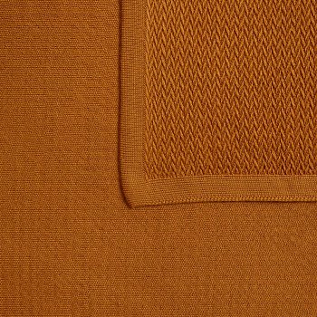 Плед Ornato, оранжевый (светлое золото)